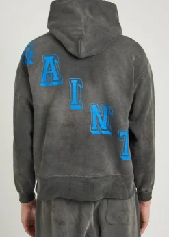 Angel of Death printed hooded cotton sweatshirt