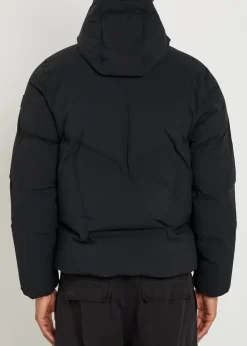 Angren hooded padded quilted shell ski jacket