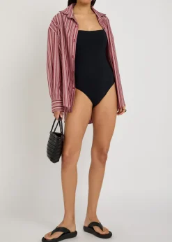 Anita square-neck swimsuit