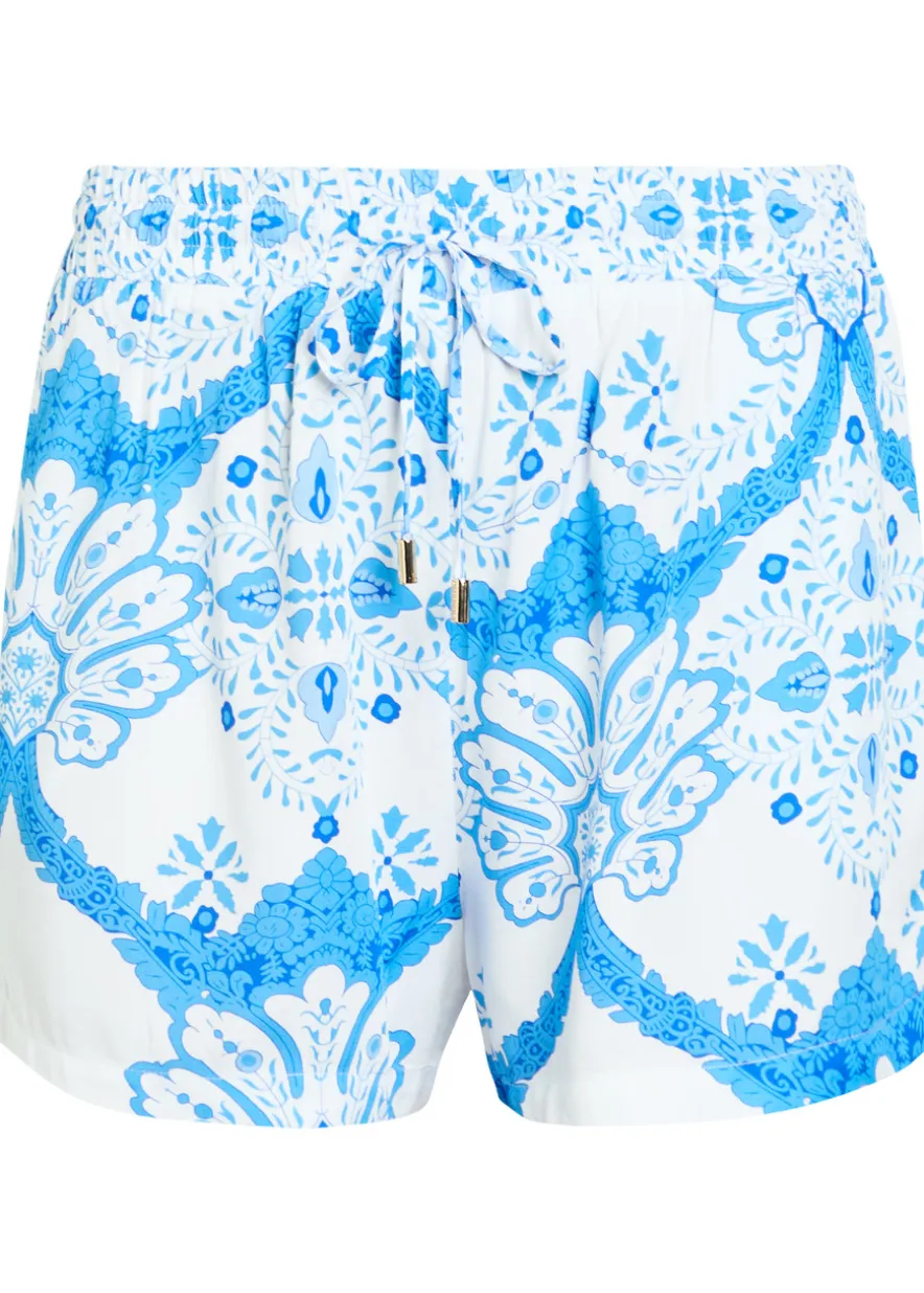 Annie printed woven shorts