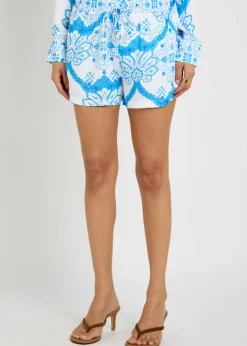Annie printed woven shorts
