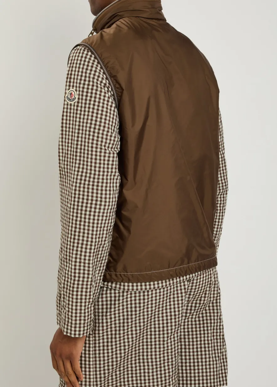 Ansiei hooded nylon gilet