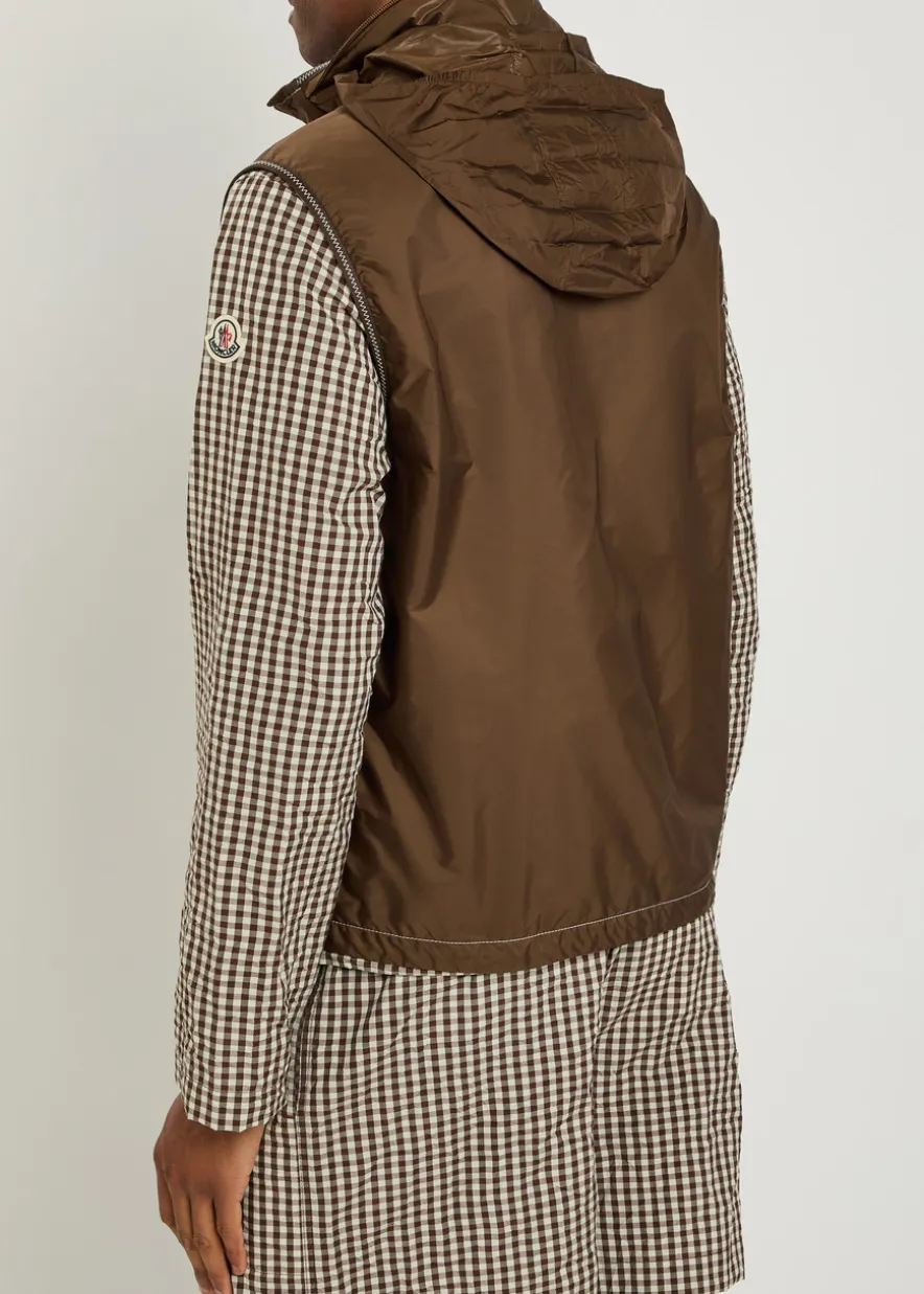 Ansiei hooded nylon gilet