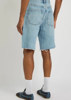 Anson frayed denim shorts