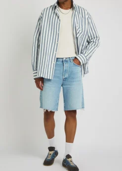 Anson frayed denim shorts