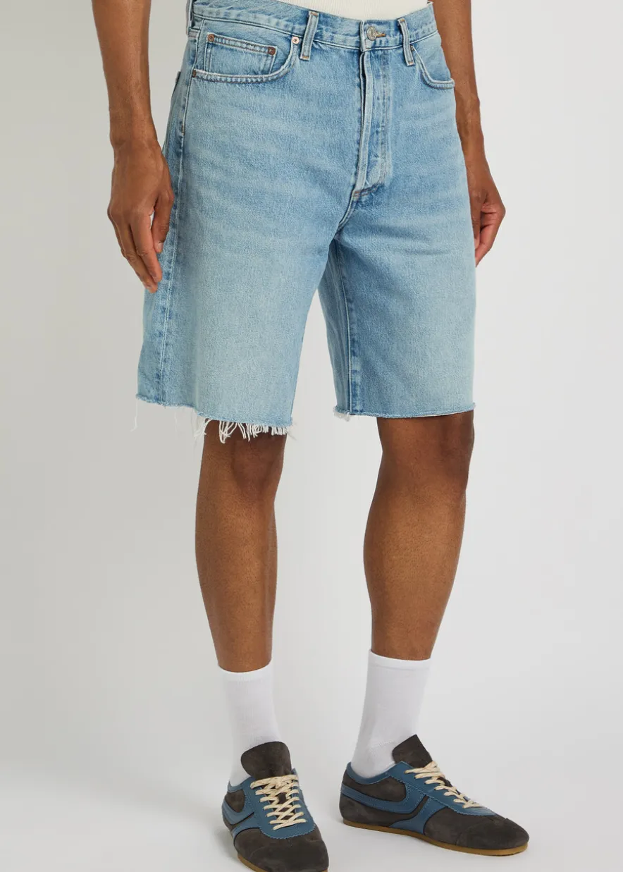 Anson frayed denim shorts