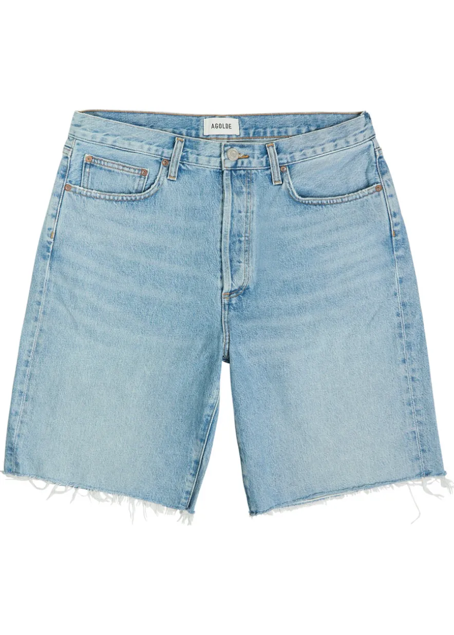 Anson frayed denim shorts
