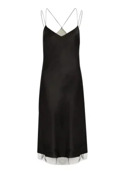 Antea cut-out satin midi dress