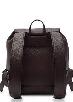 Antibes perforated leather backpack