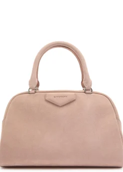 Antigona East-West medium suede top handle bag