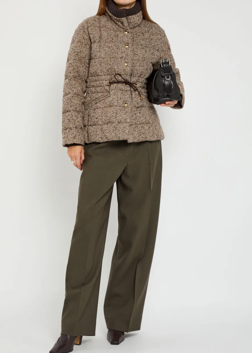 Antigony quilted wool-blend jacket