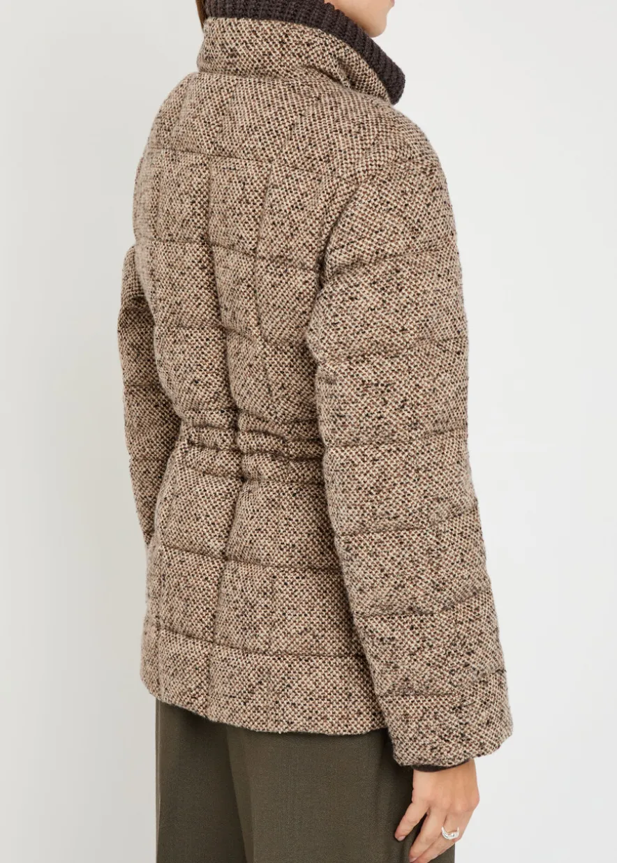 Antigony quilted wool-blend jacket