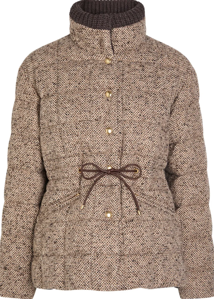 Antigony quilted wool-blend jacket