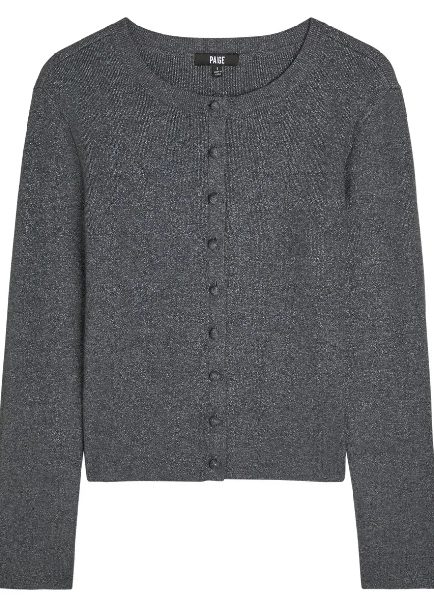 Anzu metallic knit cardigan