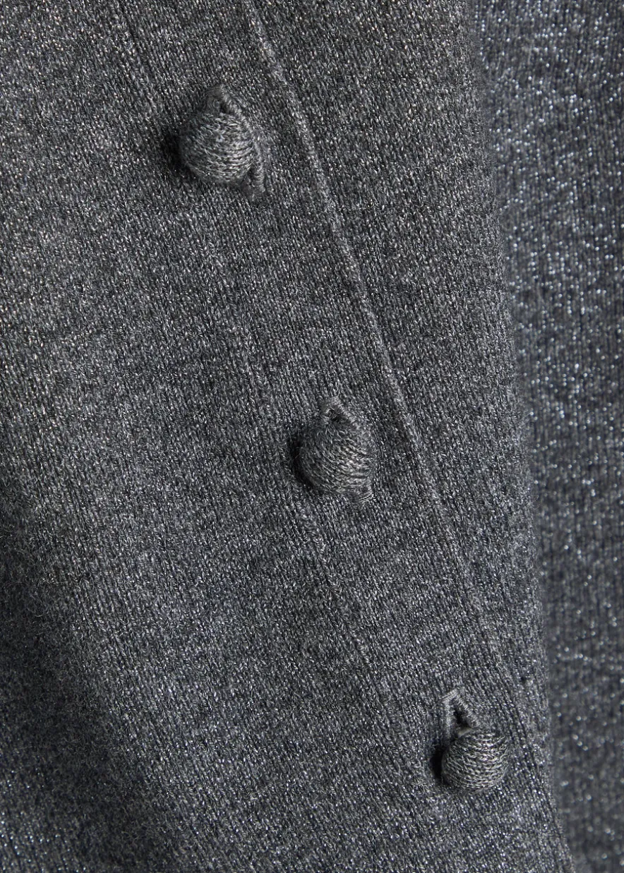 Anzu metallic knit cardigan