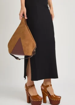 Appaloosa small suede bucket bag