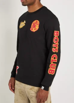 Appliquéd cotton T-shirt
