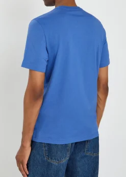 Appliquéd cotton T-shirt