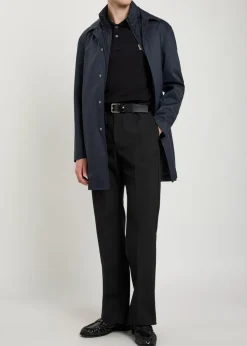Appliquéd piqué cotton polo shirt