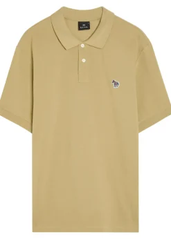 Appliquéd piqué cotton polo shirt