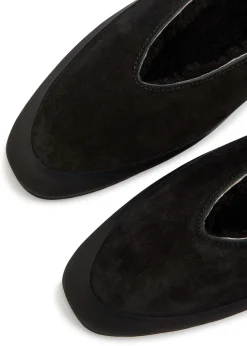 Apres Ski suede ballet flats