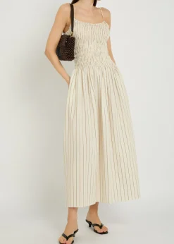 Araceli striped cotton maxi dress