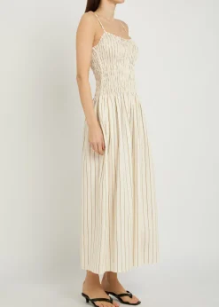 Araceli striped cotton maxi dress