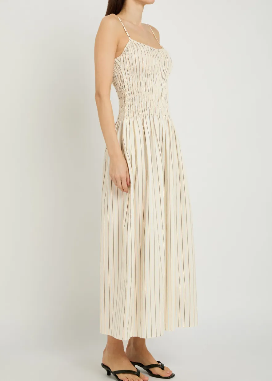 Araceli striped cotton maxi dress