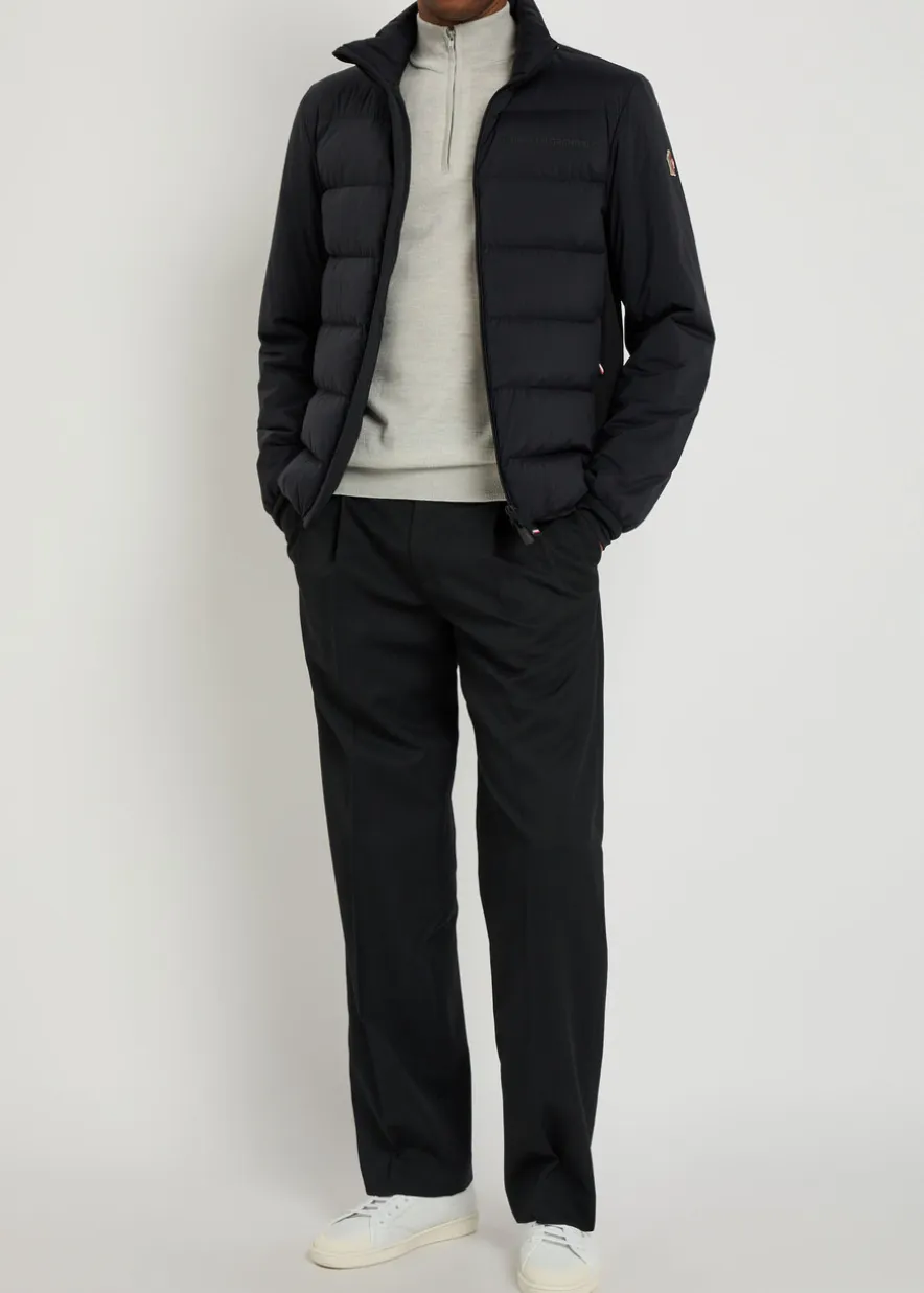 Arapipe padded shell and stretch-jersey jacket