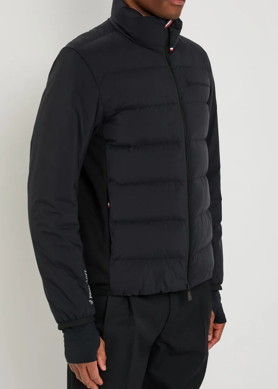 Arapipe padded shell and stretch-jersey jacket