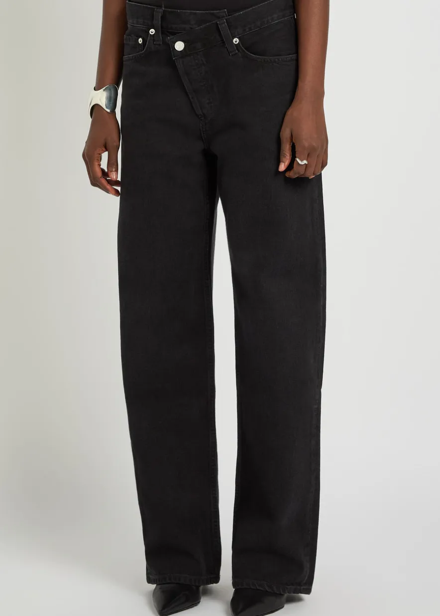 Arc Criss Cross asymmetric straight-leg jeans
