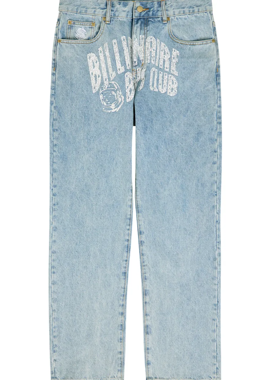 Arch Logo straight-leg jeans