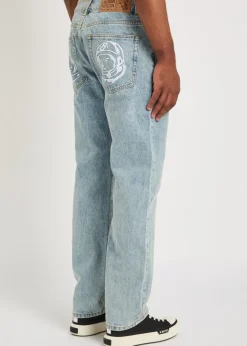 Arch Logo straight-leg jeans