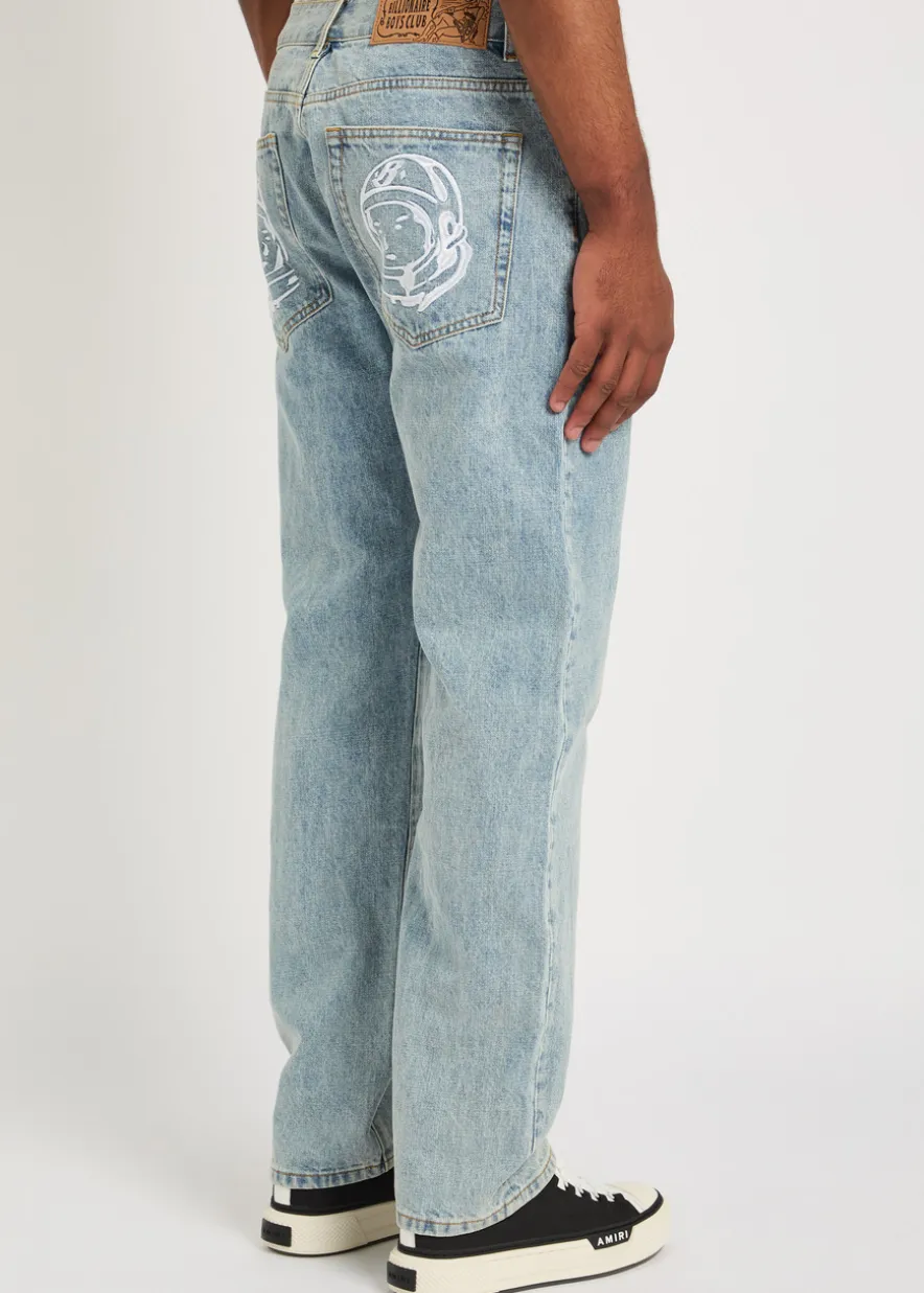 Arch Logo straight-leg jeans