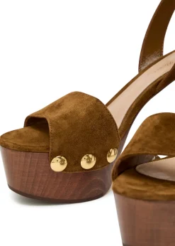 Ardéa 110 platform suede sandals