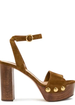 Ardéa 110 platform suede sandals