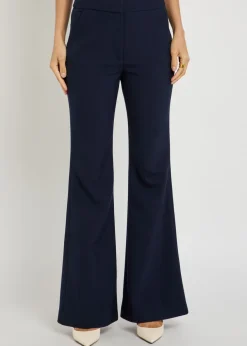 Arden flared-leg jersey trousers