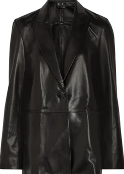 Arden leather blazer