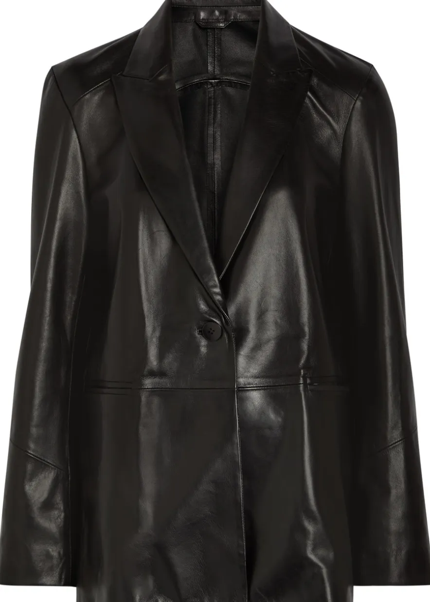 Arden leather blazer