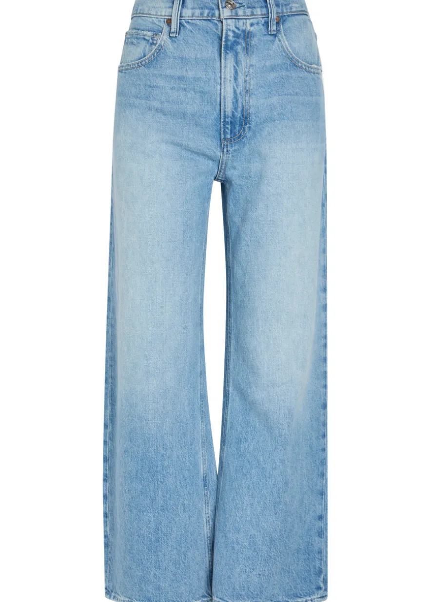 Arellia barrel-leg denim jeans