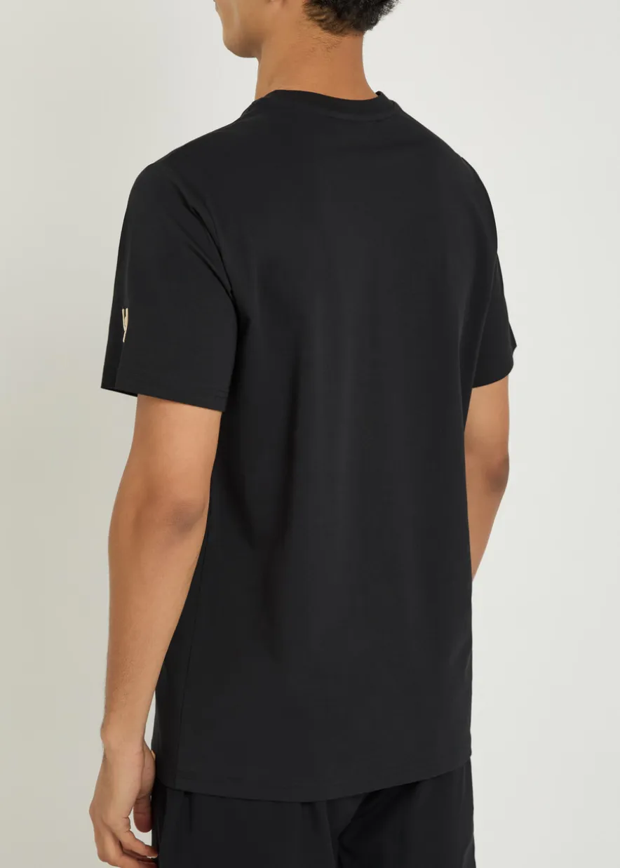 Arensby logo-embroidered cotton T-shirt