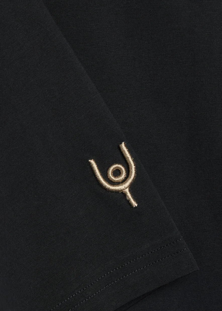 Arensby logo-embroidered cotton T-shirt