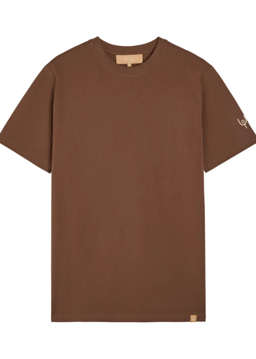 Arensby logo-embroidered cotton T-shirt