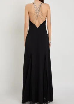 Ariadne embellished stretch-crepe maxi dress
