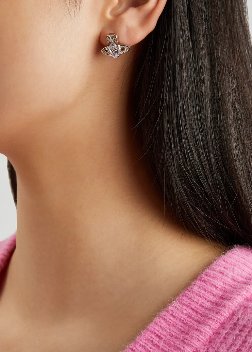 Ariella embellished orb stud earrings