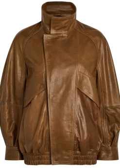 Ariste leather bomber jacket
