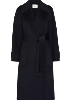Arlina double-breasted wool and cashmere-blend coat