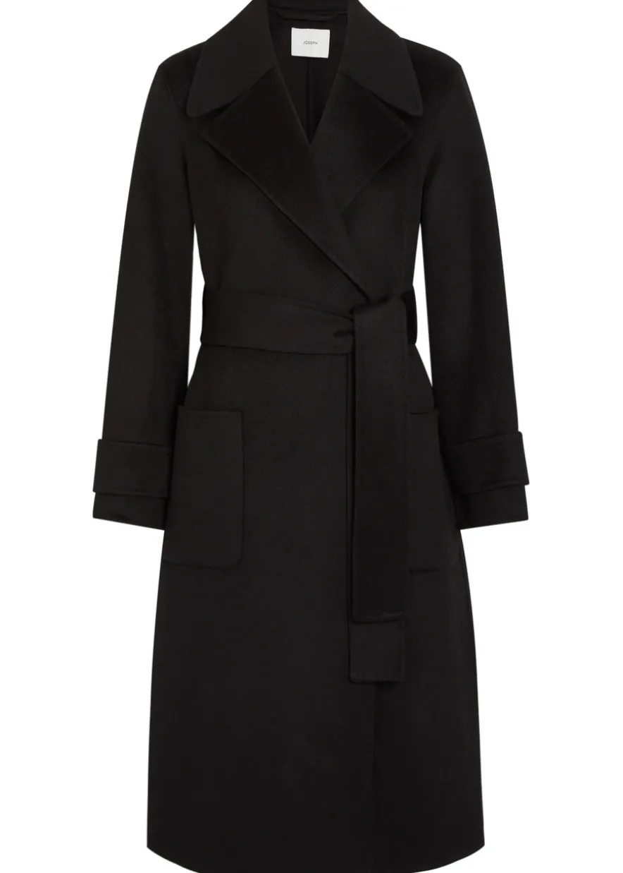 Arlina double-breasted wool and cashmere-blend coat