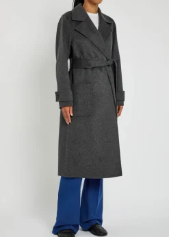 Arline wool and cashmere-blend trench coat