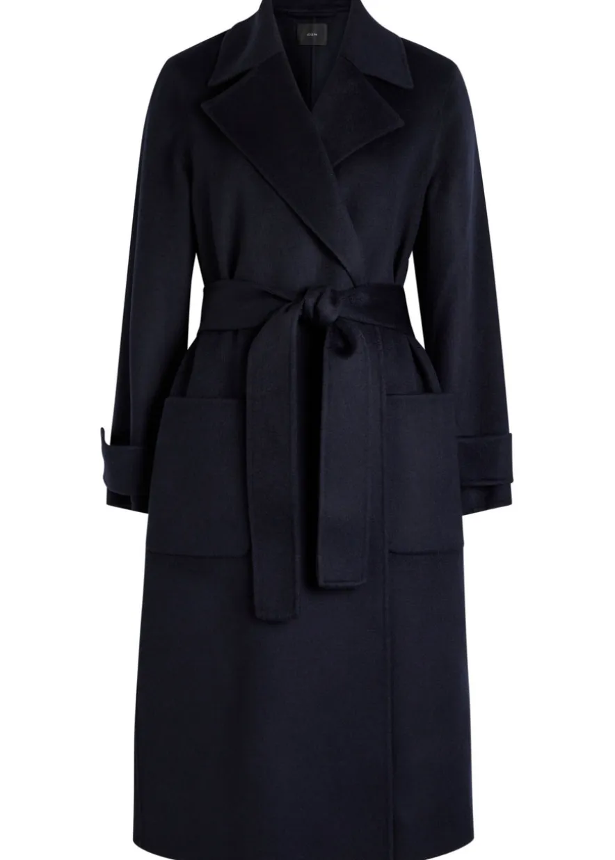 Arline wool and cashmere-blend coat